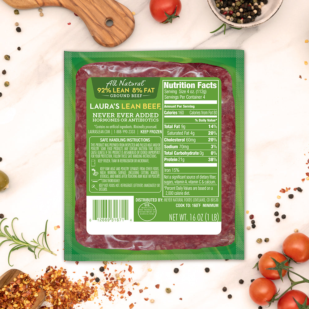 92% Lean Ground Beef | High protein | Low Calorie