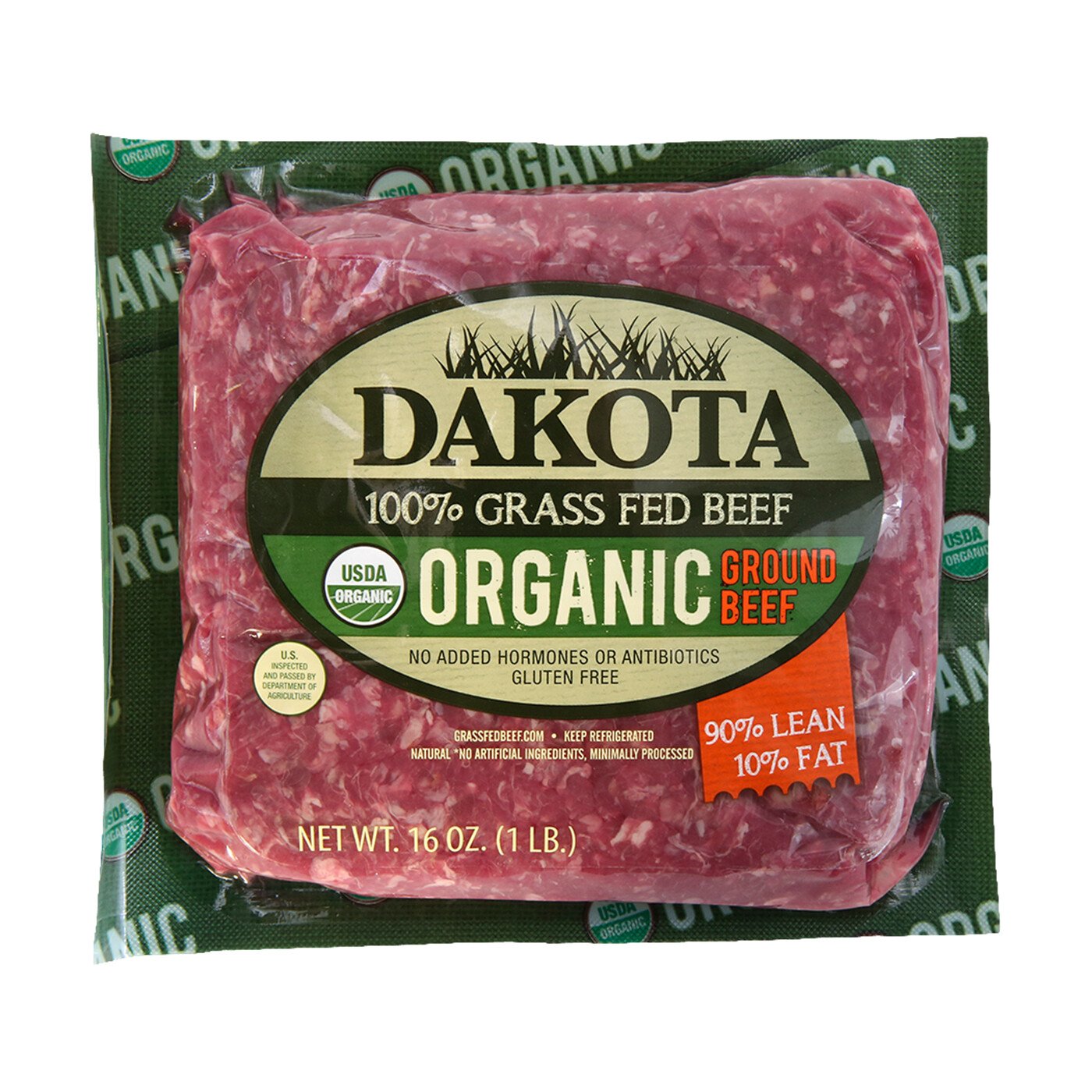 Dakota Organic 90/10 Grass Fed Ground Beef – Meyer Market