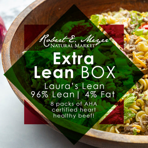 Extra Lean Box - 8 - 1lb packages of Laura's 96% Lean Ground Beef