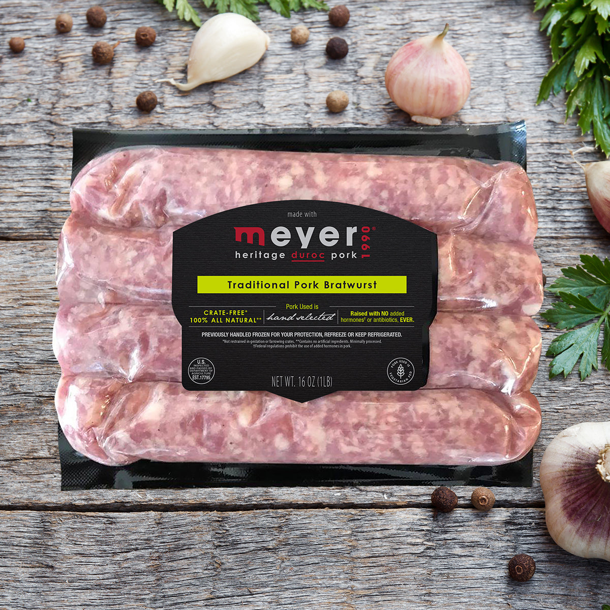 Traditional Pork Bratwurst