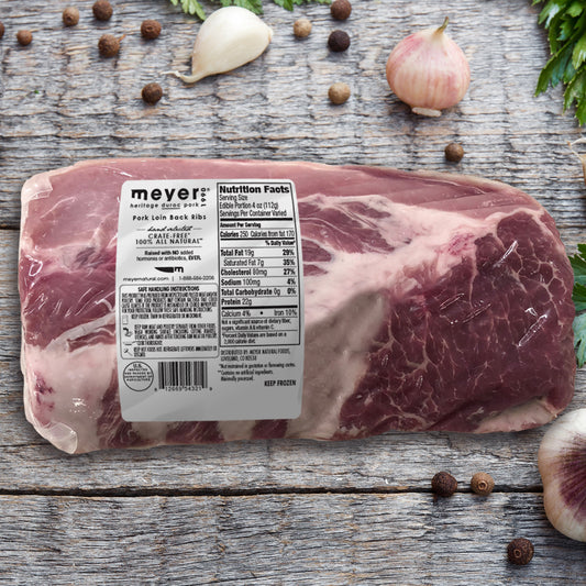 Premium Duroc Pork Loin Back Ribs (Baby Back Ribs)